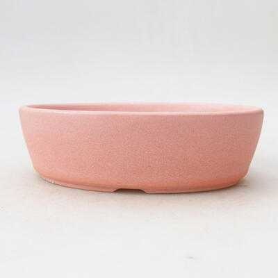 Ceramiczna miska bonsai 14,5 x 9,5 x 4 cm, kolor różowy - 1