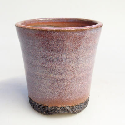 Ceramiczna miska bonsai 7,5 x 7,5 x 7,5 cm, kolor różowy - 1
