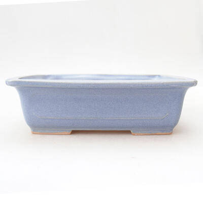 Ceramiczna miska bonsai 17 x 12,5 x 5,5 cm, kolor niebieski - 1