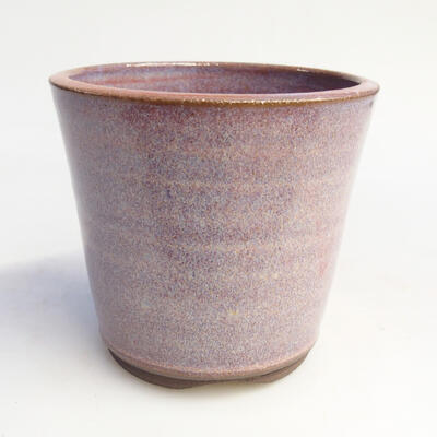Ceramiczna miska bonsai 8,5 x 8,5 x 8 cm, kolor różowy - 1