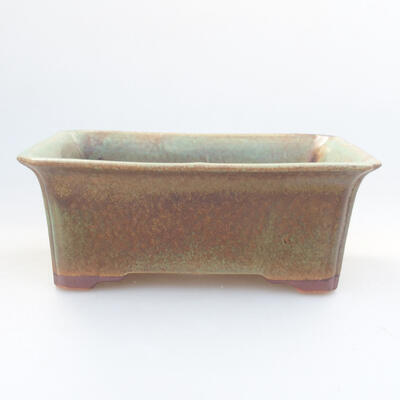 Bonsai ceramiczny miska  17,5 x 14 x 6,5 cm, kolor zielony - 1