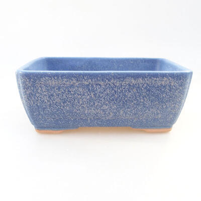 Ceramiczna miska bonsai 14,5 x 11 x 5 cm, kolor niebieski - 1