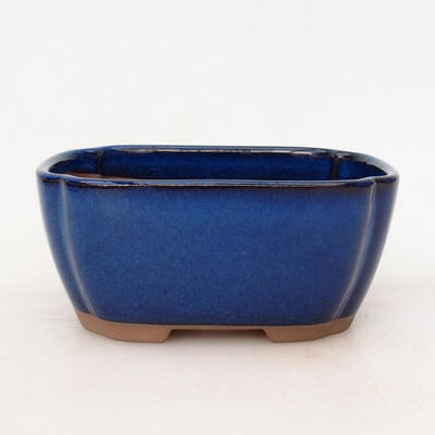 Ceramiczna miska bonsai 11,5 x 9 x 5,5 cm, kolor niebieski - 1