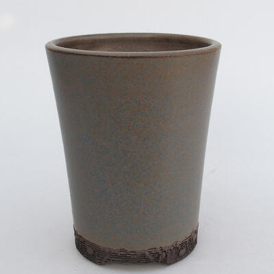 Ceramiczna miska bonsai 9,5 x 9,5 x 12 cm, kolor niebieski - 1