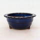 Ceramiczna miska bonsai 16 x 16 x 7 cm, kolor niebieski - 1/3