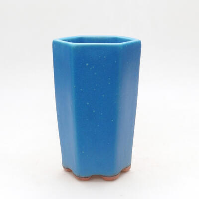 Ceramiczna miska bonsai 9,5 x 8 x 14 cm, kolor niebieski - 1