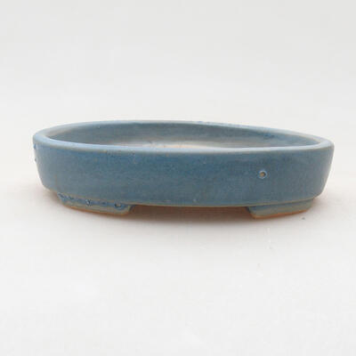 Ceramiczna miska bonsai 11,5 x 9 x 2 cm, kolor niebieski - 1