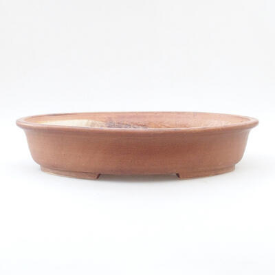 Ceramiczna miska bonsai 28 x 25 x 6 cm, kolor brązowy - 1