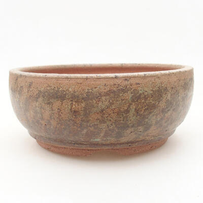 Ceramiczna miska bonsai 16 x 16 x 6,5 cm, kolor brązowy - 1