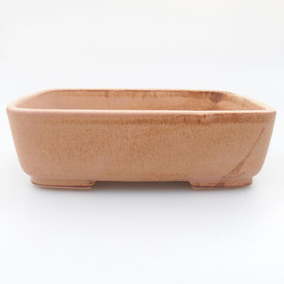 Ceramiczna miska bonsai 15 x 12 x 4,5 cm, kolor różowy - 1