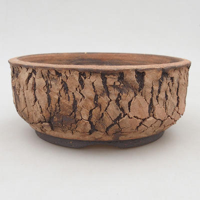 Ceramiczna miska bonsai 18 x 18 x 7,5 cm, kolor popękany - 1