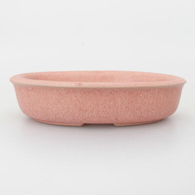 Ceramiczna miska bonsai 12 x 8 x 3 cm, kolor różowy - 1