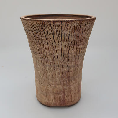 Ceramiczna miska do bonsai 15 x 15 x 18 cm, kolor spękany - 1