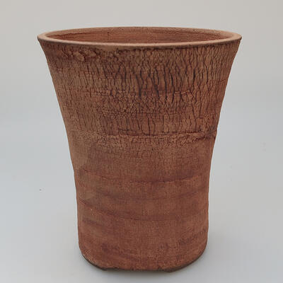 Ceramiczna miska do bonsai 14 x 14 x 17 cm, kolor spękany - 1