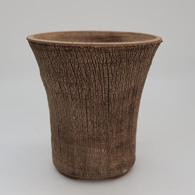 Ceramiczna miska do bonsai 14 x 14 x 15 cm, kolor spękany - 1