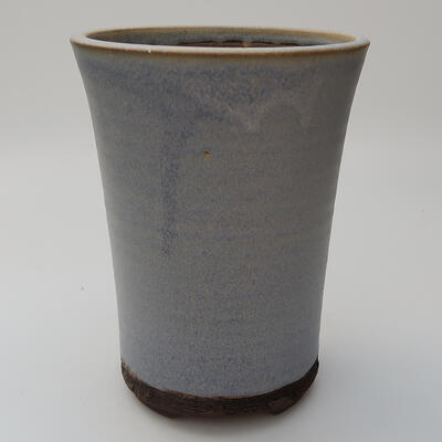 Ceramiczna miska bonsai 12,5 x 12,5 x 16,5 cm, kolor niebieski - 1