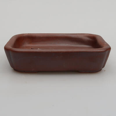 Ceramiczna miska do bonsai 12 x 9 x 3 cm, metaliczny kolor - 1