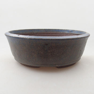 Ceramiczna miska bonsai 16,5 x 16,5 x 5,5 cm, kolor niebieski - 1