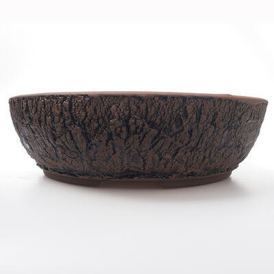 Ceramiczna miska do bonsai 29 x 29 x 9 cm, kolor spękany - 1