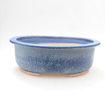 Ceramiczna miska bonsai 22 x 17,5 x 7,5 cm, kolor niebieski - 1