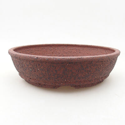 Ceramiczna miska bonsai 18,5 x 18,5 x 5 cm, kolor szary - 1
