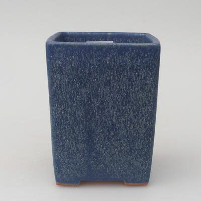 Ceramiczna miska bonsai 8 x 8 x 10 cm, kolor niebieski - 1