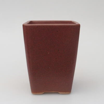 Ceramiczna miska bonsai 9 x 9 x 11 cm, kolor różowy - 1