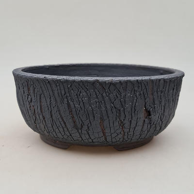 Ceramiczna miska bonsai 19 x 19 x 8 cm, kolor spękany - 1