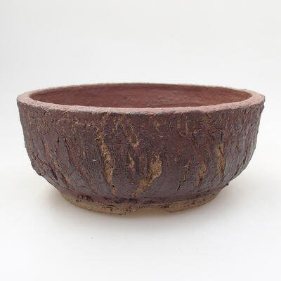 Ceramiczna miska bonsai 15,5 x 15,5 x 6,5 cm, kolor spękany - 1