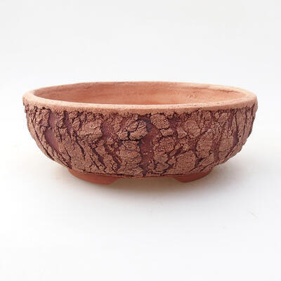 Ceramiczna miska bonsai 16 x 16 x 5,5 cm, kolor spękany - 1