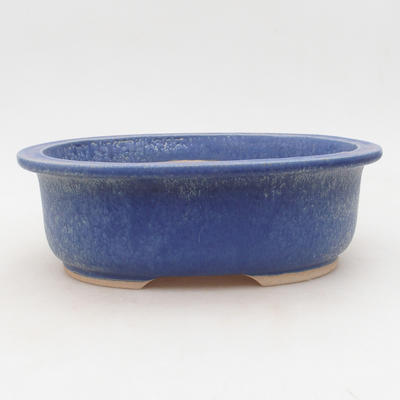 Ceramiczna miska bonsai 23 x 19 x 8 cm, kolor niebieski - 1