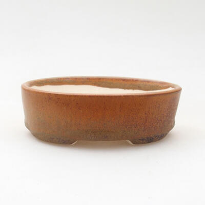 Ceramiczna miska bonsai 9 x 8 x 3 cm, kolor brązowy - 1