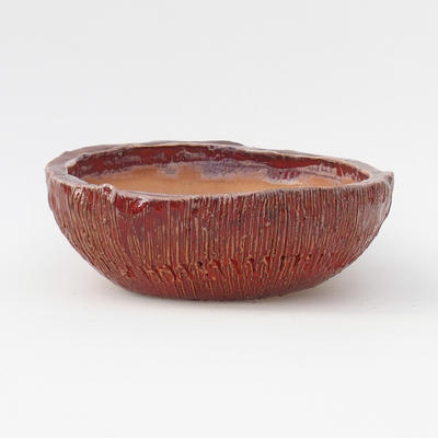 Ceramiczna miska do bonsai - delikatne odkształcenie drugiej jakości - 1
