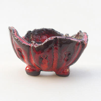 Ceramiczna powłoka 7,5 x 7,5 x 5 cm, kolor czerwony - 1