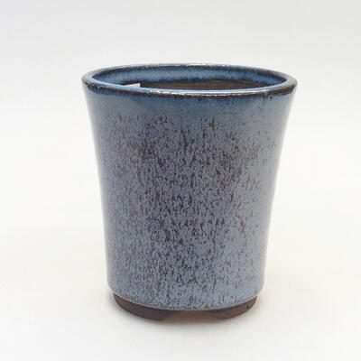 Ceramiczna miska bonsai 9 x 9 x 10 cm, kolor niebieski - 1