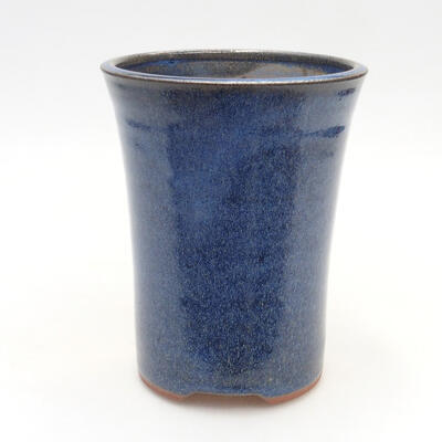Ceramiczna miska bonsai 10 x 10 x 13 cm, kolor niebieski - 1