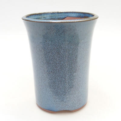 Ceramiczna miska bonsai 10 x 10 x 13 cm, kolor niebieski - 1