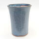 Ceramiczna miska bonsai 10 x 10 x 13 cm, kolor niebieski - 1/3