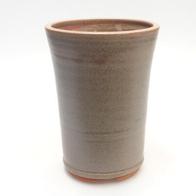 Ceramiczna miska bonsai 9,5 x 9,5 x 14 cm, kolor brązowy - 1