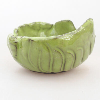 Ceramiczna powłoka 7 x 7 x 5 cm, kolor zielony - 1