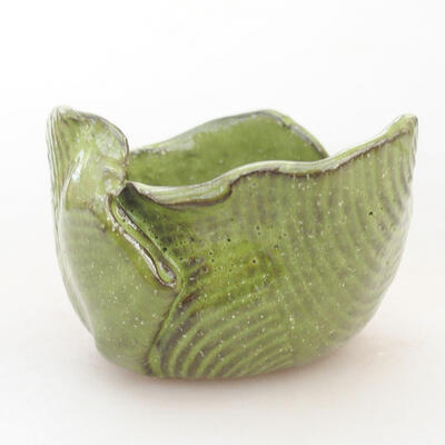 Ceramiczna powłoka 8 x 7 x 5,5 cm, kolor zielony - 1