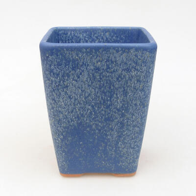 Ceramiczna miska bonsai 8,5 x 8,5 x 11,5 cm, kolor niebieski - 1