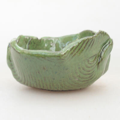 Ceramiczna powłoka 7,5 x 7 x 4,5 cm, kolor zielony - 1