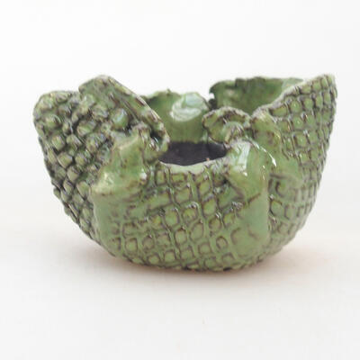 Ceramiczna powłoka 7,5 x 6,5 x 5,5 cm, kolor zielony - 1