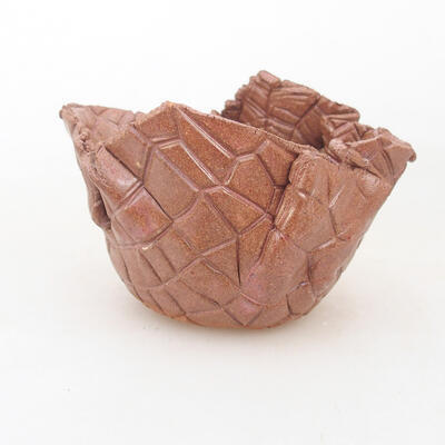 Ceramiczna skorupa 10 x 7,5 x 7 cm, kolor brązowy - 1