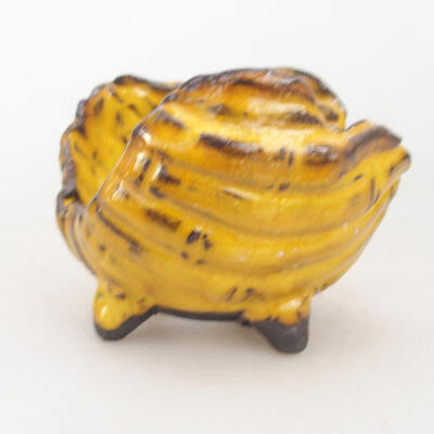 Ceramiczna powłoka 7 x 7 x 6,5 cm, kolor żółty - 1