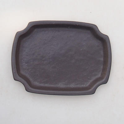 Taca Bonsai H 01 - 11,5 x 8,5 x 1 cm, czarny mat - 11,5 x 8,5 x 1 cm - 1
