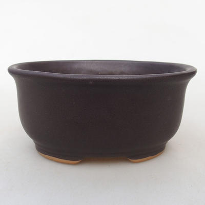 Ceramiczna miska bonsai H 30 - 12 x 10 x 5 cm, czarny mat - 1