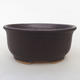 Ceramiczna miska bonsai H 30 - 12 x 10 x 5 cm, czarny mat - 1/3