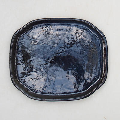 Taca na wodę Bonsai H 31 - 15 x 12,5 x 1 cm, czarny połysk - 1